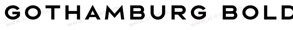 Gothamburg Bold字体转换
